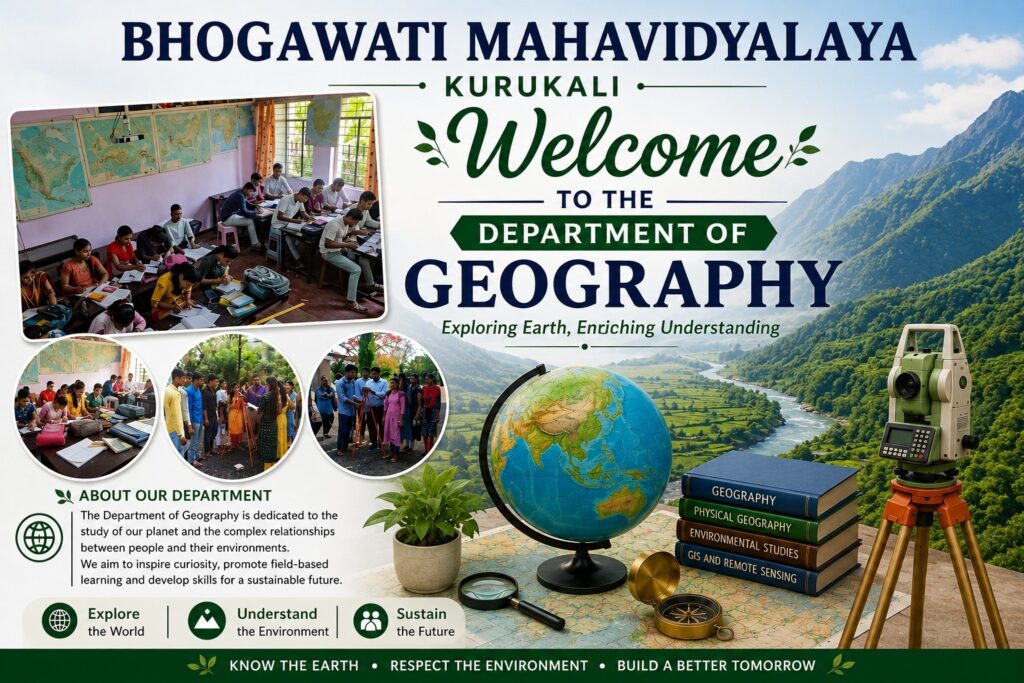 Geography Dept. first page
